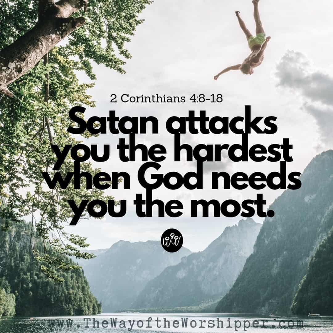 person falling down walking in the spirit