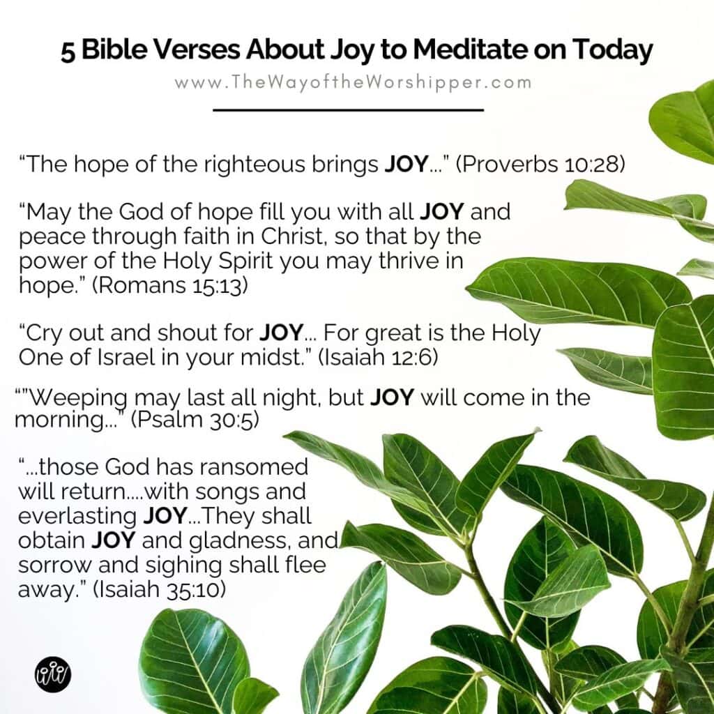 Bible verses about joy